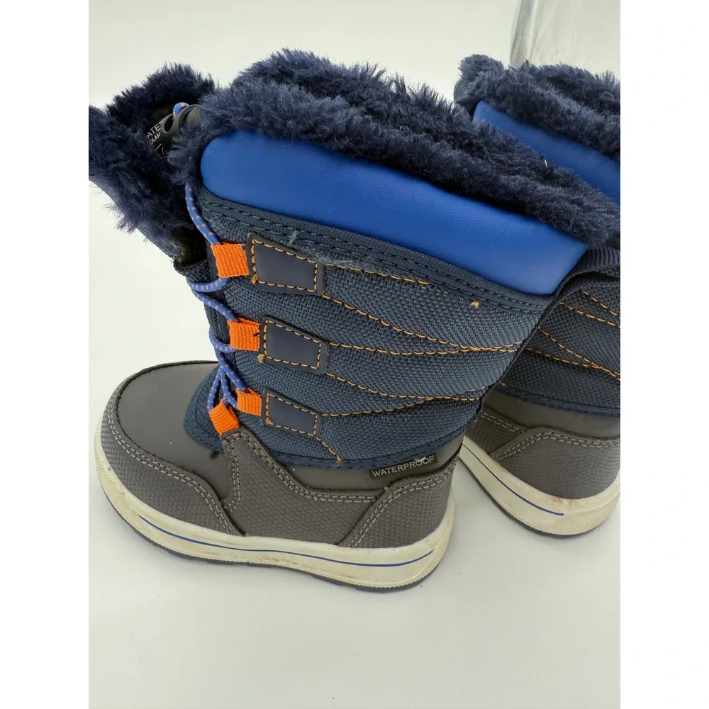 Wonder Nation Kids Waterproof Insulated Winter‎ Snow Boots size 6